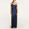 Women's Mulberry Silk Maxi - Luxurious Long Summer Evening Gown