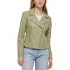 Women's Vegan Leather 538 Moto Jacket (Regular & Plus Size)