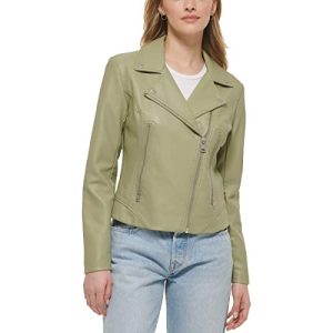 Women's Vegan Leather 538 Moto Jacket (Regular & Plus Size)