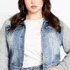 CCX Women's Plus Size Jacket - Denim Street