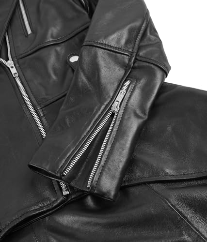 Peplum Jacket for Women - Real Women Leather Jacket - Peplum Leather Jacket for Women