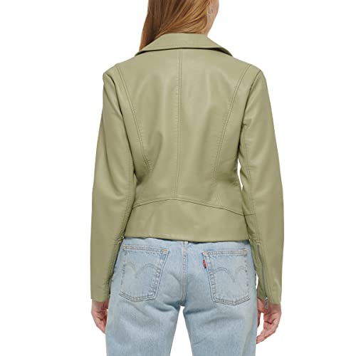 Women's Vegan Leather 538 Moto Jacket (Regular & Plus Size)