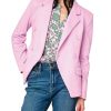 Women's Double Breasted Blazer, Casual Work Wear, Fitted Blazer Jacket Open Front Long Sleeve Suit Jacket