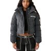 Women's Double Collar Puffer Jacket