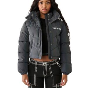 Women's Double Collar Puffer Jacket