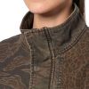Women's Patchwork Camo Cropped Jacket
