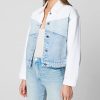 Womens Luxury Clothing Denim Trucker Jacket