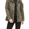 Women's Lightweight Cotton Military Jacket (Standard & Plus Sizes)
