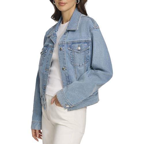 Women's Lightweight Cotton Stretch Jean Jacket