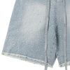 Rhinestone Denim Shorts Womens Jeans Pants Y2K Loose Fit Unisex Oversized Jorts Casual Streetwear Jeans Shorts