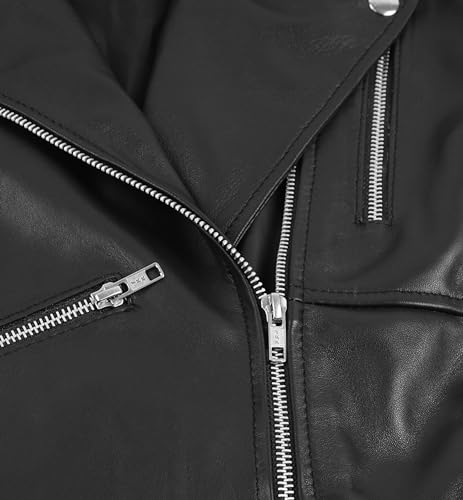 Peplum Jacket for Women - Real Women Leather Jacket - Peplum Leather Jacket for Women