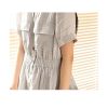 Women's Linen Sundress - Youth Loose Plus Size White