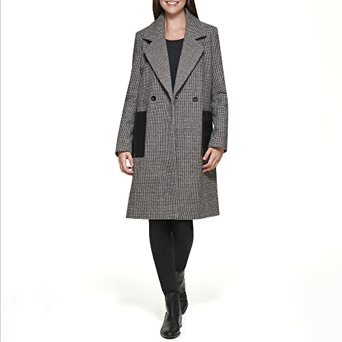 Women's Notch Collar Double Breast Patch Pocket Jacket