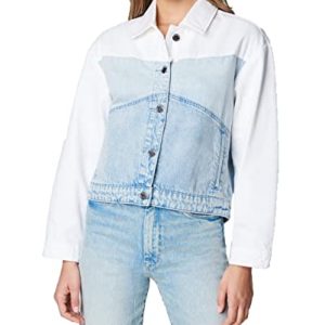 Womens Luxury Clothing Denim Trucker Jacket