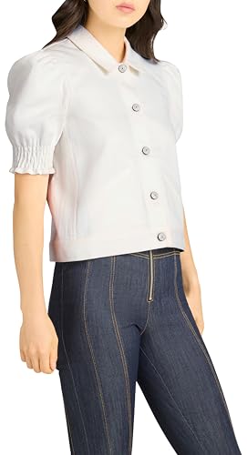 Women's White Denim Roselyn Jacket