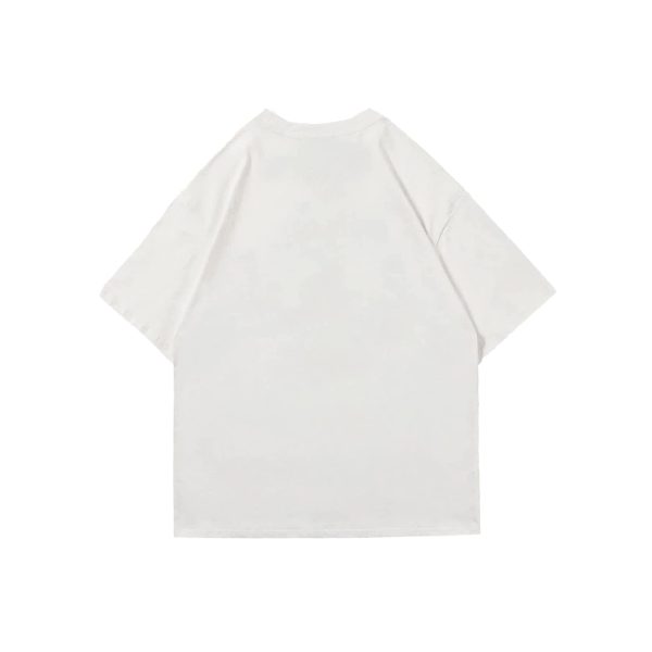 Oversized Graphic Tees Vintage Love Balloon Printed Casual Streetwear Tops Summer Cotton T Shirts Y2k Unisex