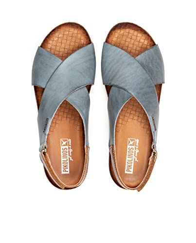 Wedge Sandals Leather Mahon for Woman