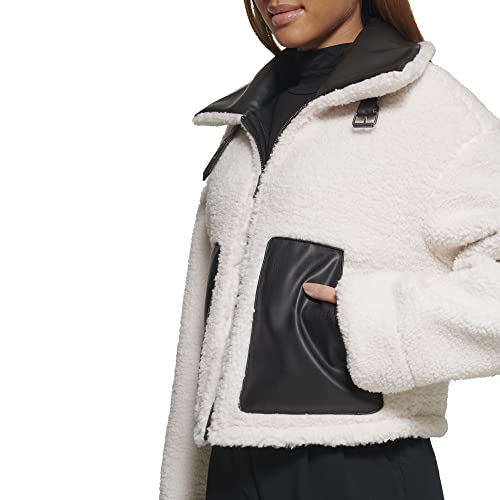 Women's Shorty Reversible Sherpa Faux Leather Jacket