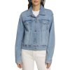 Women's Lightweight Cotton Stretch Jean Jacket