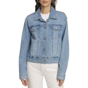 Women's Lightweight Cotton Stretch Jean Jacket