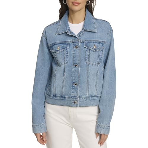 Women's Lightweight Cotton Stretch Jean Jacket