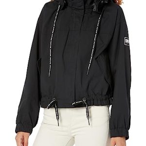 Women's Cinch Waist Wind Breaker Jacket