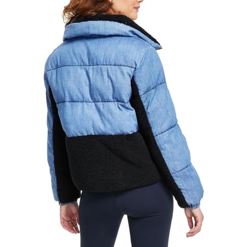 Women's Nylon Sherpa Puffer Jacket