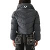 Women's Double Collar Puffer Jacket