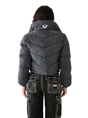 Women's Double Collar Puffer Jacket