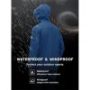 Men's Outdoor Breathable Waterproof Jackets Spring Lining Lightweight Hiking Camping Fishing Coats