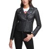 Women's The Classic Faux Leather Moto Jacket (Regular & Plus Size)