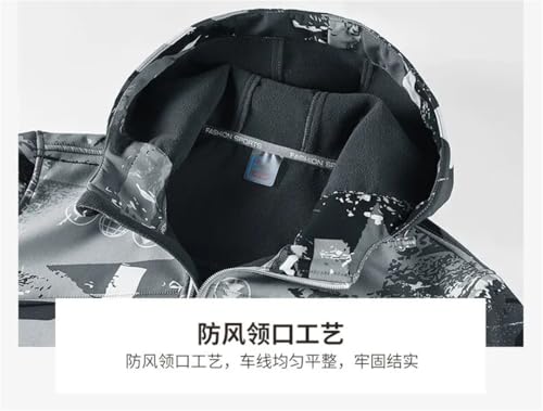 Men's Soft Shell Sports PlFat Outdoor Mountaineering Couples PlFleece Warm Breathable Jacket