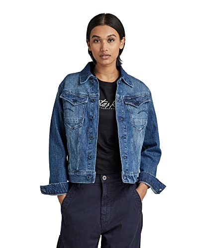 RAW Women's Arc 3D Denim Trucker Jacket