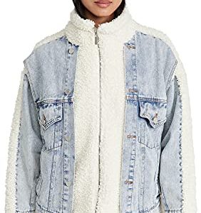womens Luxury Clothing Sherpa Jacket, Comfortable & Stylish Coat