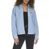 Women's Zip Up Utility Jacket with Collar