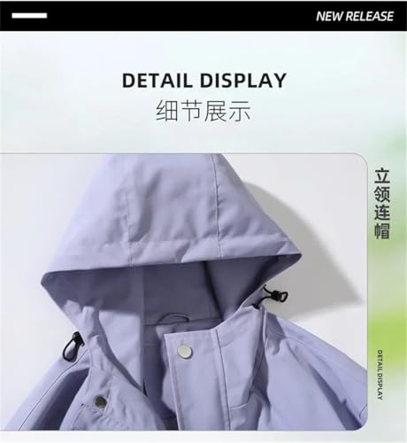 Men And Women Outdoor Sports 3-In-1 Storm Jacket Couples Waterproof Windproof Ski Mountaineering Jacket