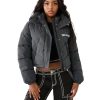 Women's Double Collar Puffer Jacket
