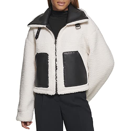Women's Shorty Reversible Sherpa Faux Leather Jacket