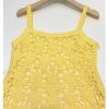 Women's Crochet Sunflower Dress - Sleeveless Hollow-Out Cami Summer Sundress