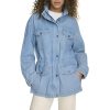 Women's 4-Pocket Stand Collar Military Jacket