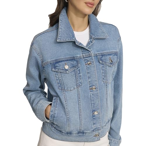 Women's Lightweight Cotton Stretch Jean Jacket