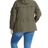 Women's Lightweight Cotton Military Jacket (Standard & Plus Sizes)