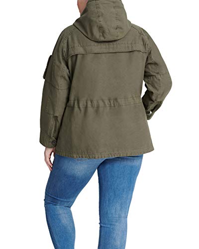 Women's Lightweight Cotton Military Jacket (Standard & Plus Sizes)
