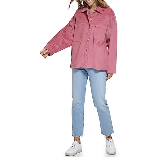 Women's Bull Twill Cotton Shirt Shacket (Standard & Plus Sizes)