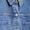 Women’s Dress Long Sleeve Shirt Blue Denim Summer Button Collared Casual Midi Long Dresses for Vacation