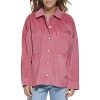Women's Bull Twill Cotton Shirt Shacket (Standard & Plus Sizes)