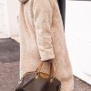 Women's 2025 Winter Fashion Clothes Oversized Shearling Fleece Long Coats Jackets