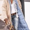 Women's 2025 Winter Fashion Clothes Oversized Shearling Fleece Long Coats Jackets