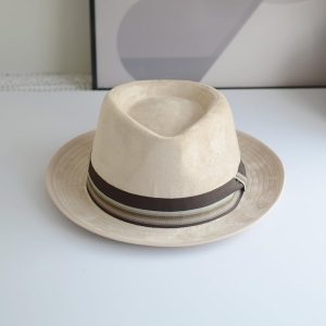 Western Style Denim hat Men's Plus Size Windproof Adjustable Panama hat