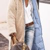Women's 2025 Winter Fashion Clothes Oversized Shearling Fleece Long Coats Jackets